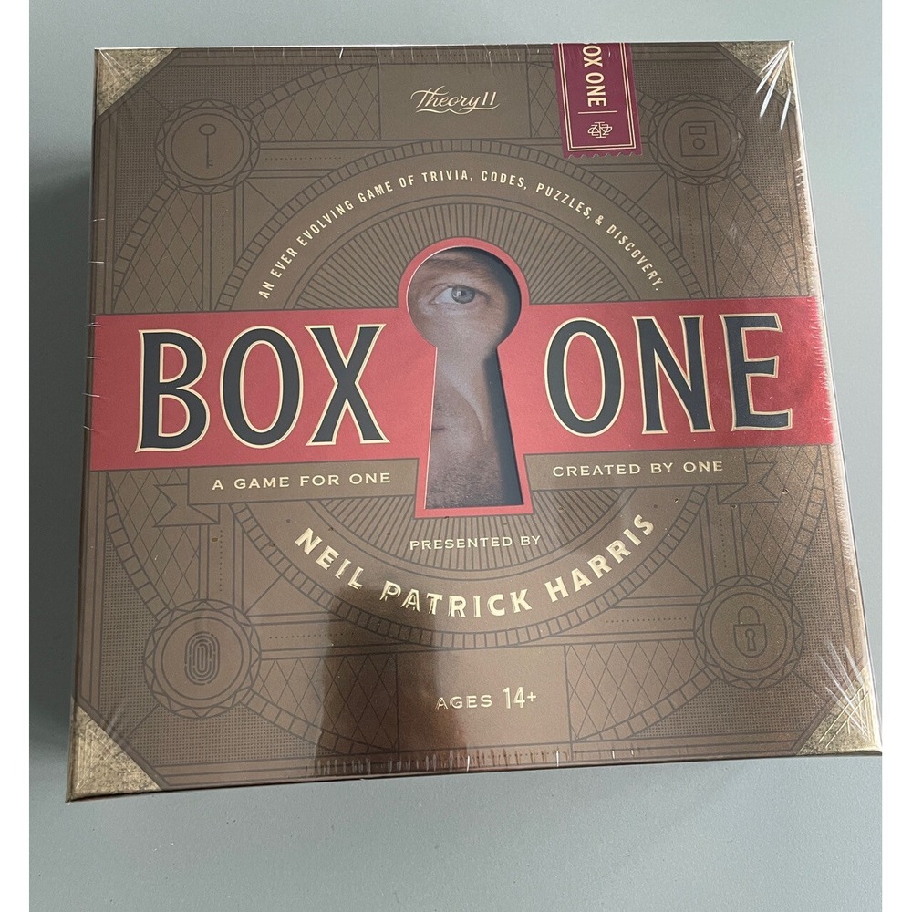 Box One Game Presented By Neil Patrick Harris & Theory‎ 11 BRAND NEW SEALED!